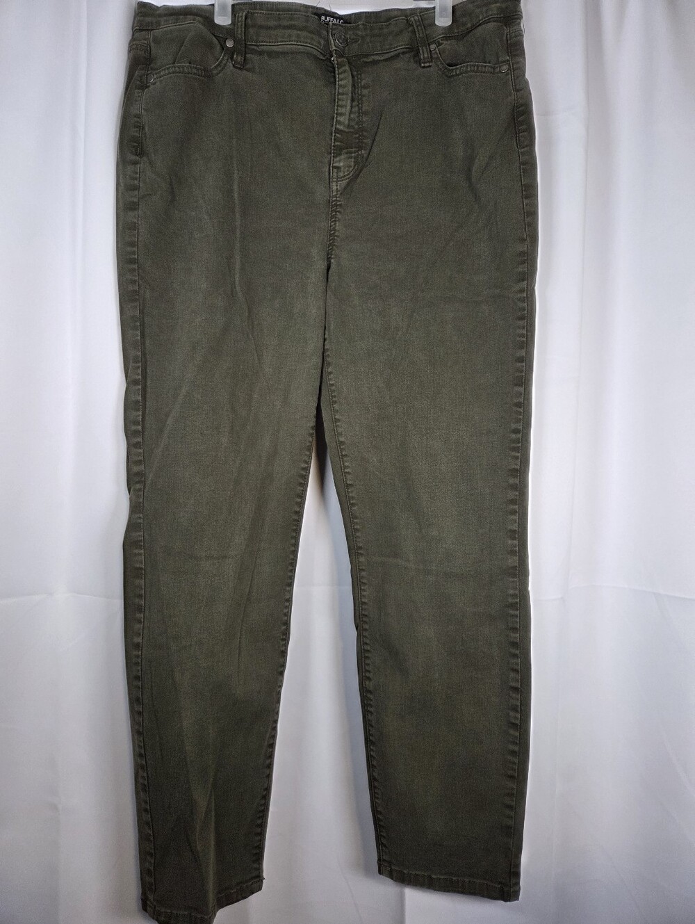 Buffalo David Bitton Hanna Green High rise Skinny Denim Jeans Women's 16